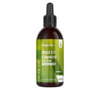 Huile de Graines de Chanvre 60ml 60000mg - Graines de Chanvre, Source d'Acides Gras Essentiels Oméga 3 6 9, Gouttes Omega 3 Vegan Hemp Seed Oil Pressée à Froid et Multi Usage