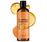 Huile de graines de citrouille multi-usage pour cheveux, visage et corps, huile essentielle hydratante améliore la brillance des cheveux pour cheveux secs et abîmés, hydrate et nourrit la peau, réduit