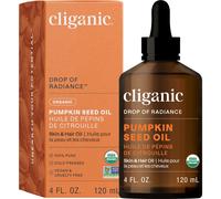Huile de graines de citrouille organique cliganique 100% pure - pour le visage et les cheveux | Natural Cold press non raffin (les emballages p