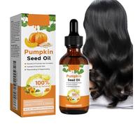 Huile de graines de citrouille pour la croissance des cheveux et la peau, huile biologique 100% pure pressée à froid, soin nourrissant pour cuir chevelu, visage, ongles et corps (1pcs)