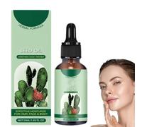 Huile de graines de figue de barbarie hydratante pour la peau, huile de graines de figue de barbarie, huile de figue de barbarie biologique pour le visage, hydratant pour la peau sèche (1 pièce)