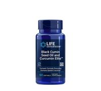 Huile de graines de nigelle et extrait de curcumine Elite de curcuma - 60 capsules molles