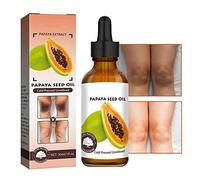 Huile de graines de papaye, correcteur de taches brunes, huile de papaye bio pour la peau, éclaircissant la peau pour les taches sombres, éclaircit le coude et le genou hydratant (1 pièce)
