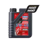 LIQUI MOLY Huile moteur moto Motorbike 4T Synth 5W-40 Street Race 1 L – Entièrement synthétique