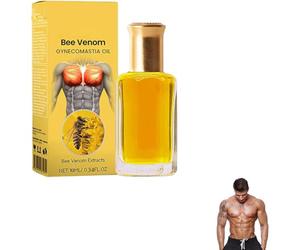 Huile de gynecomastia d'abeilles thermofirm Venom 2025, huile de venom d'abeille, renforce les muscles de la poitrine, Venom pour renforcer les muscles de la poitrine (1)