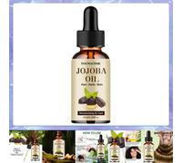 Huile De Jojoba Biologique, Huile Hydratante Pure Pour Le Visage, Les Cheveux Et Les Ongles De La Peau Relaxeur Nature,40 Ml-1pcs