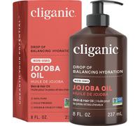 Huile de jojoba cliganique non OGM pour les cheveux et le visage de la peau (8oz) | 100% pur naturel froid press l'hexane non raffin sans h