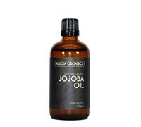 Huile de jojoba (Jojoba Oil) certifiée bio de Alucia Organics 100ml - pur, naturel, pressé à froid, végétalien, pour la peau, le visage, le corps, le massage (100ml)