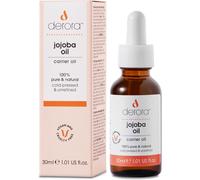Huile De JojobaNourrit La Peau,Les Cheveux Et Les Ongles100% PurNon RaffinéNaturelPressé À FroidAntioxydants Et Riche En Vitamine ETous Types De Peaux (30ml)