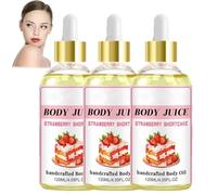 Huile de jus pour le corps Shortcake aux fraises Huile pour le corps hydratante Huile de jus pour le corps Saveur de fraise Muscle relaxant pour hommes et femmes Huile de massage Réduire la peau sèche