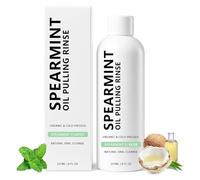 Huile de lance du lance-huile Rinse, rince de bouche naturelle avec de l'huile de noix de coco à froid biologique, de la noix de coco tirant de l'huile pour les dents et les gencives (1pc)