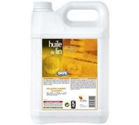 Onyx - Huile de Lin pour Bois - 100% Graines de Lin - Protection, Rénovation et Entretien Bois Extérieurs et Sols Poreux - Fabrication Française - 5L