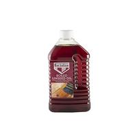 Huile de lin bouillie Bartoline 2 L - protecteur à séchage rapide pour meubles de jardin et bois d’intérieur.