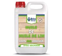Huile de lin - BRICOSALVAJE - 1 Litre - Séchant rapide - Protection durable - Finition naturelle