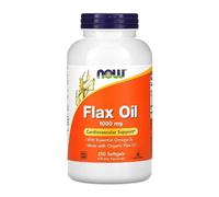 Huile de lin Now Foods aux acides gras essentiels oméga-3, 1 000 mg, 250...