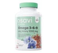 Huile de lin OSAVI Omega 3-6-9 1000mg (60 capsules molles)