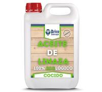 Huile de lin pour bois cuit | Brique, terrazzo, tuile | Nutrition | Écologique (5 litres)