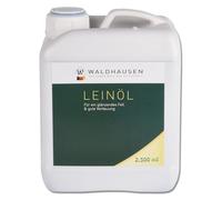 Huile de lin pour cheval pour un pelage brillant et une bonne digestion Waldhausen Blanc 2,5 L