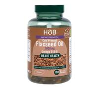 Huile de lin pressée à froid à haute teneur en force, 2000mg - 120 gélules