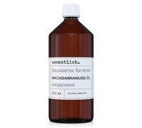 Huile de macadamia pressée à froid 1000 ml - 100 % pure (Macadamia Integrifolia) wesentlich.