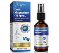 Huile de magnésium pure en spray, Huile de magnésium bio en spray 60ml, 100% huile de magnésium naturelle, favorise la récupération musculaire, le sport et le massage
