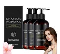 Huile de massage anti-cellulite avec collagène et vitamine E pour la peau,Huile de resserrement du corps après la douche pour les femmes,Soins de la peau pour les vergetures (3)