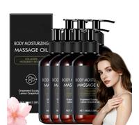 Huile de massage anti-cellulite avec collagène et vitamine E pour la peau,Huile de resserrement du corps après la douche pour les femmes,Soins de la peau pour les vergetures (7)