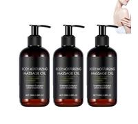 Huile de massage anti-cellulite,huile de massage raffermissante pour le corps au collagène,huile corporelle rafraîchissante pour les jambes et le corps entier,l'apparence et à améliorer (3 PCS)