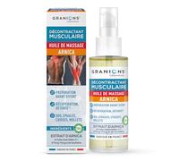 Huile De Massage Arnica - Granions Decontractant Musculaire - Bio - 100 Ml | Huiles Essentielles Ylang Ylang Et Gaultherie Bio, Ideal Preparation Et Recuperation Sportive - Avant Apres Effort, France