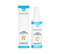Huile de Massage Barbe a Papa BIO 100ml Divine xtases Sensuelle, Érotique & Comestible Massage Couple Hydratante à l'Argan Labellisée Nature & Progrès Fabriquée en France