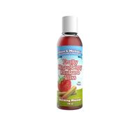 Huile de Massage Chauffante Gourmande Fraise & Rhubarbe 150 ml