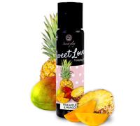 Huile de massage comestible 60 ml secretplay mangue & ananas - delicious love