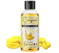 Huile de Massage Comestible Érotique bonbon banane - Huile Massage Sensuel pour Couple - Huile Corps Relaxante Naturelle - Fabriqué en France - 100ml- Green storm