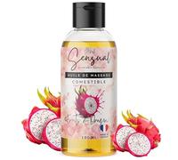 Huile de Massage Comestible Érotique Fruit du Dragon - Huile Massage Sensuel pour Couple - Huile Corps Relaxante Naturelle - Fabriqué en France - 100ml- Green storm
