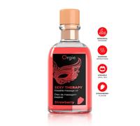 Orgie Sexy Therapy - coffret huiles de massage - fraise