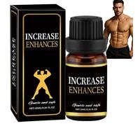 Huile de massage et de soin pour hommes 10 ml, Huile de massage intime confort pour hommes, Formule douce pour peaux sensibles, pour une détente apaisante et une expérience améliorée