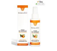 Huile de massage gourmande BIO pêche blanche