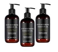 Huile de massage hydratante pour le corps, crème raffermissante et réductrice de rides avancée, sérum jeunesse raffermissant pour la peau, lisse et adoucit la peau sèche et rugueuse (3pcs)