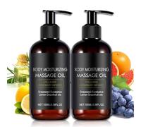 Huile de massage hydratante pour le corps, huile de massage raffermissante anti-cellulite unisexe, hydrate les peaux sèches et rugueuses, raffermit et tonifie la peau relâchée, absorption rapide.