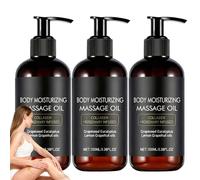 Huile de massage hydratante pour le corps légère, huile de massage anti-cellulite, nourrit la peau sèche et resserre les huiles de sérum pour la peau affaissée, Pour réduire sérum (3PCS)