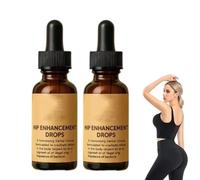 Huile de massage pour le lifting des hanches, Huile de massage pour le lifting des fesses,pour une peau plus ferme, Raffermissement et modelage des fesses (2 pièce)