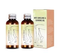 Huile de massage pour les jambes - Spécialement formulée pour traiter le gonflement des jambes et des pieds, améliorer le contour et la texture des jambes, huile de massage relaxante pour tout le co