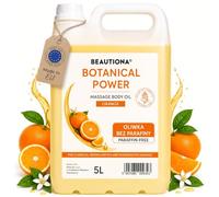 Huile de Massage Sans Paraffine 5 L Orange Huile d'Amande Douce Vit. E