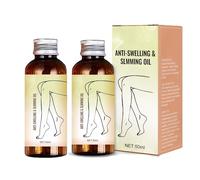 Huile de massage Swellclear pour les jambes, huile de massage lymphatique claire et claire, réduisez l'enflure des jambes naturellement, adaptée à la peau (2pcs)