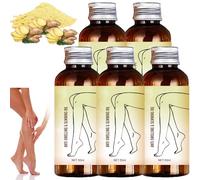 Huile de massage Swellclear pour les jambes, l'huile anti-aidant et le slmming, les huiles de massage de drainage lymphatique, non gras, réduisent le gonflement des jambes naturellement (5Pcs)
