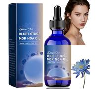 Huile de Moringa et Lotus Bleu, Lotion Anti-Âge pour Femme, Huile Visage Éclat à la Graine de Moringa, Soin Antioxydant, Hydratation Intense