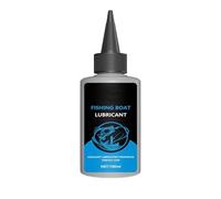 Huile de moulinet de pêche - Graisse pour moulinets de pêche - 100 ml d'huile lubrifiante multi-usages - Huile pour entrepôts, buses, baitcasting, eau douce, eau salée, équipement de pêche, huile