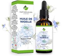 Huile De Nigelle 100% Bio, Pure Et Naturelle, Pression À Froid, Soins Pour Cheveux Et Peau (50 Ml)