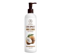 Huile de Noix de Coco Fractionnée 480ml - 100 % Pure et Naturelle - Excellents Bienfaits pour Peau - Cheveux - Visage - Corps - Utilisé Aromathérapie - SPA - Bain - Massage