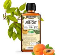 Huile de Noyau d'Abricot Bio 250 ml - AB - Planète au Naturel - Pure, Naturelle et Pressée à froid - Alimentaire - Cheveux, Corps, Peau